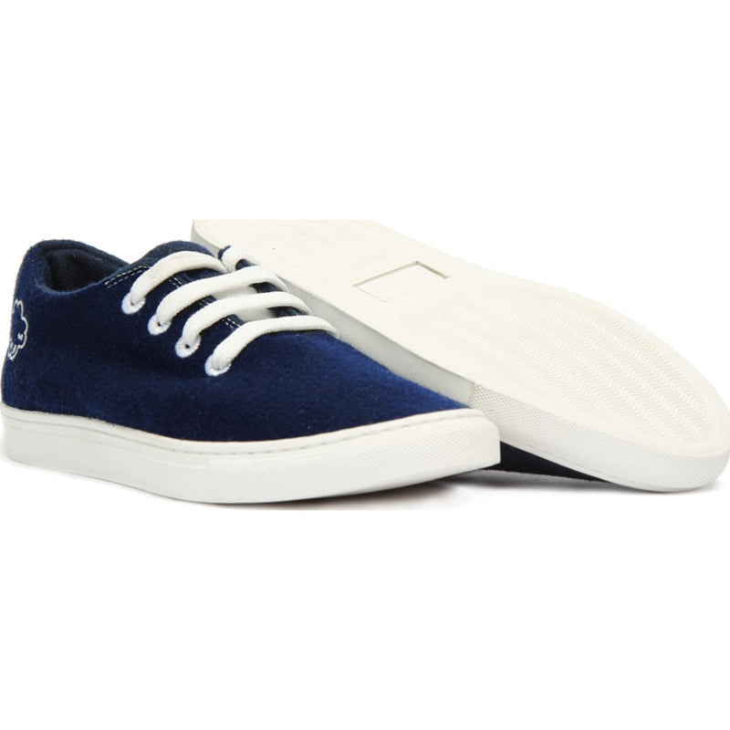 Baabuk Wool Sneaker | Navy Blue/White 35