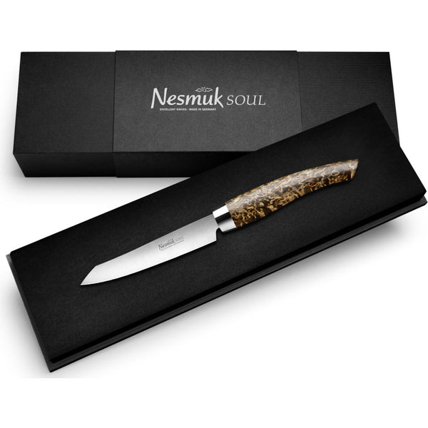Nesmuk Soul Office Knife | Karelian Birch Burl S3BM902016