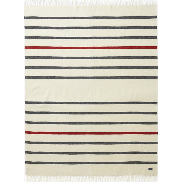 Faribault Nisswa Stripe Wool Throw | Natural 12196 50x72