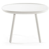 EMKO Na•ve Square Side Table D640 | White Nsq640white