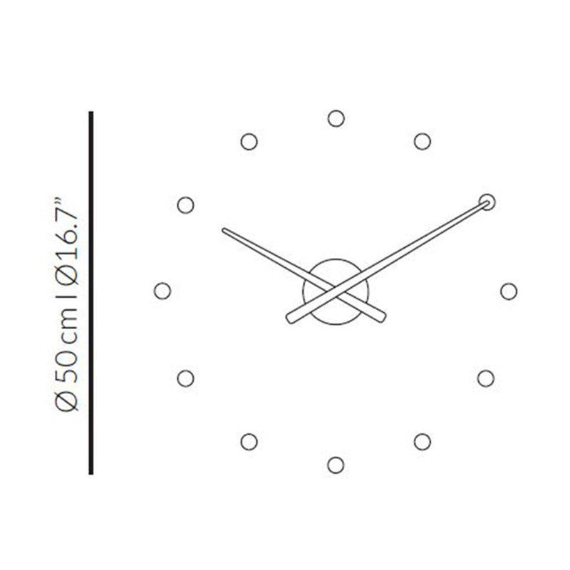 Nomon OJ Mini Wall Clock | Polystyrene