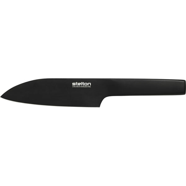 Stelton Pure Black Santoku Knife | Black x-120-4