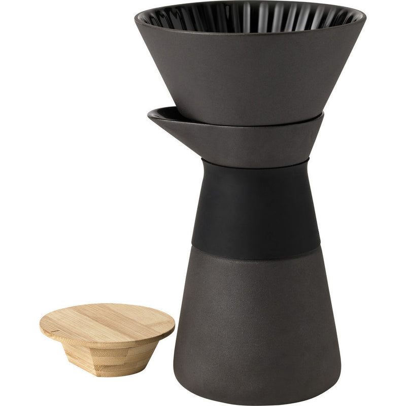 Stelton Theo Stoneware Coffee Maker | Black x-634