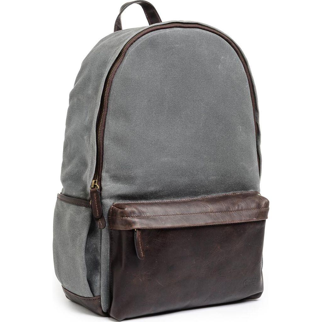 ONA Clifton Camera Backpack | Smoke Waxed Canvas/Leather – Sportique
