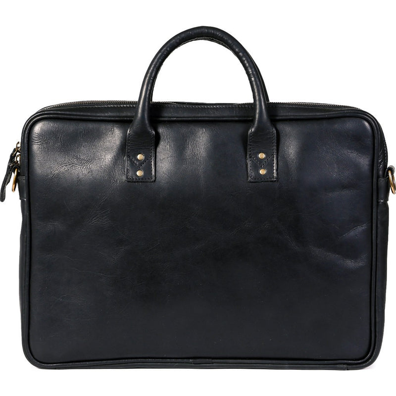 ONA Kingston Briefcase | Black Leather ONA 040LBL