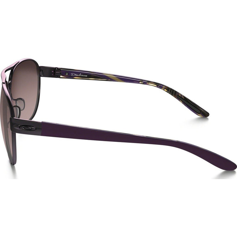 Oakley Womens Active Distress Polished Blackberry Sunglasses | G40 Black Gradient OO4110-01