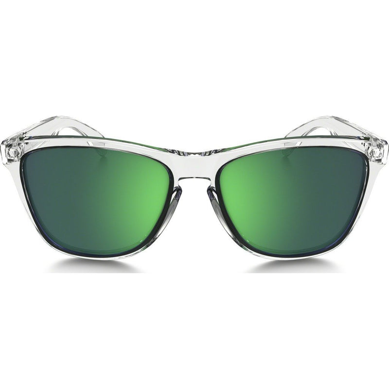Oakley Lifestyle Frogskins Crystal Clear Sunglasses | Jade Iridium OO9013-A3