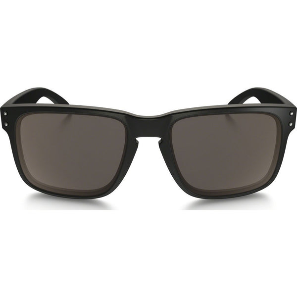 Oakley Lifestyle Holbrook Matte Black Sunglasses | Warm Grey OO9102-01