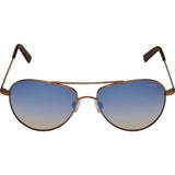 Randolph Engineering The Hawk 23K Satin Choc Gold Sunglasses | Oasis Metallic Nylon AR Skull 57MM OP7SC406-2-NY