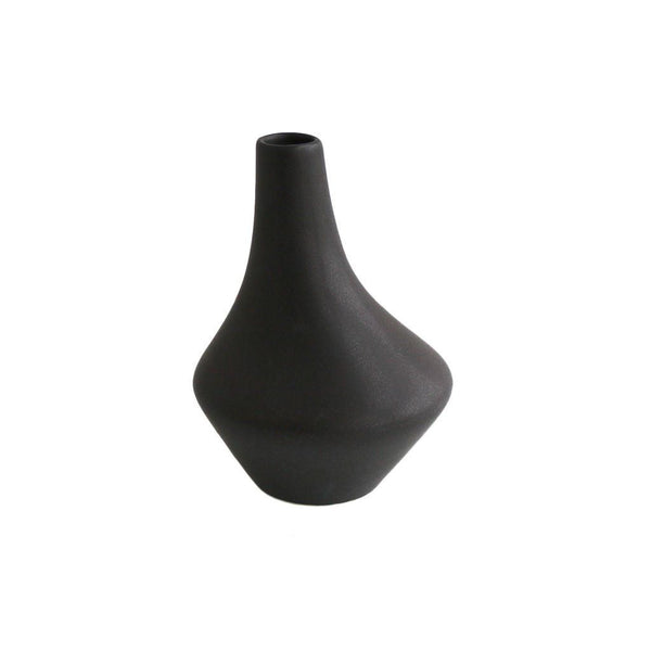 Michiko Shimada Off-Centered Tall Vase | Black