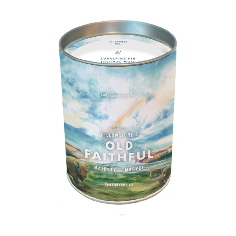 Ethics Supply Co. Organic Scented Candle | Yellowstone's Old Faithful