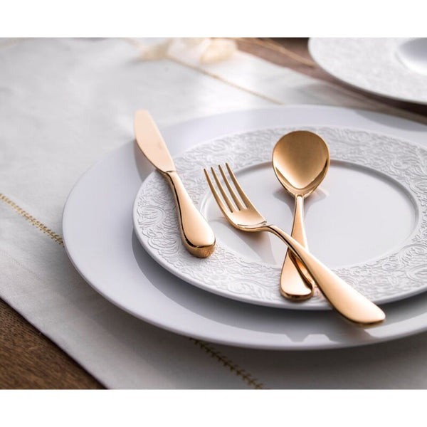 Degrenne Onde Gold Flatware Set | 5 Pieces