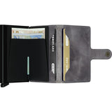 Secrid Mini Wallet Vintage | Gray/Black MV-Grey-Black