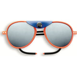 Izipizi Glacier Plus Sunglasses | Orange Neon with Brown Shields