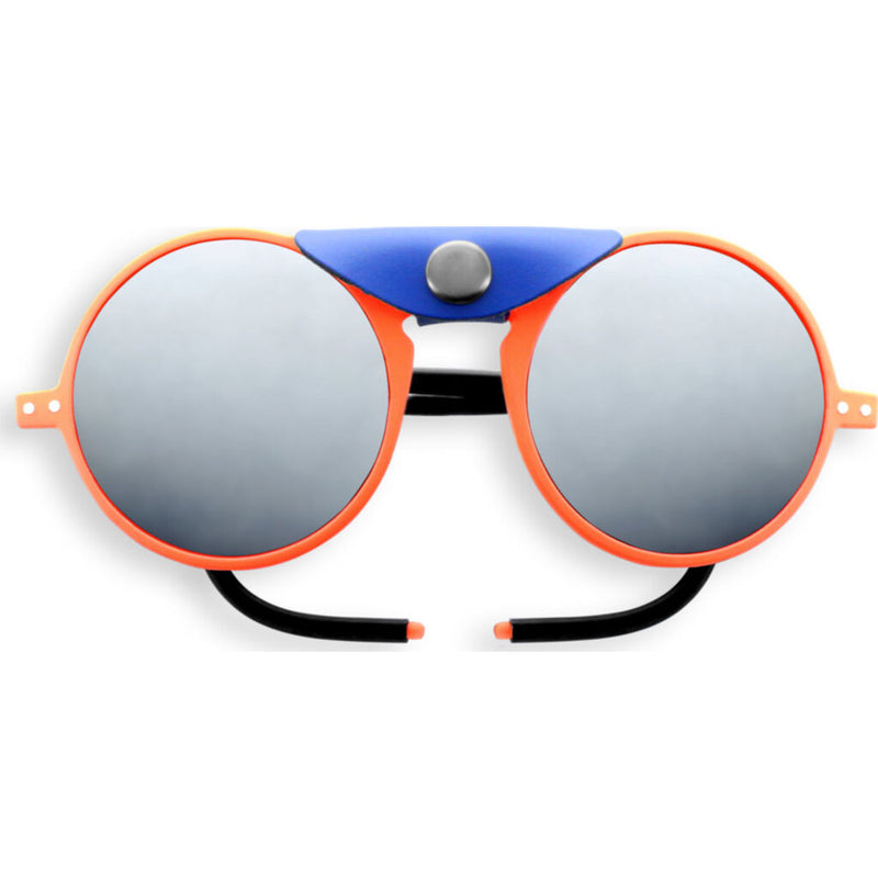 Izipizi Glacier Sunglasses | Orange Neon With Cob Blue Shields