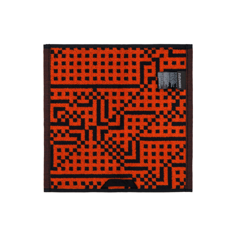 Zuzunaga Route Hand Towel 30 x 30 cm | Orange