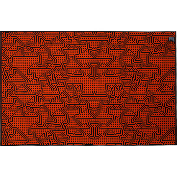 Zuzunaga Route Bath Towel 100 x 150 cm | Orange