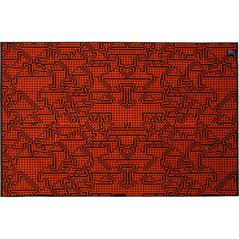 Zuzunaga Route Bath Towel 100 x 150 cm | Orange
