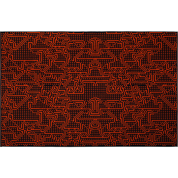 Zuzunaga Route Bath Towel 100 x 150 cm | Orange