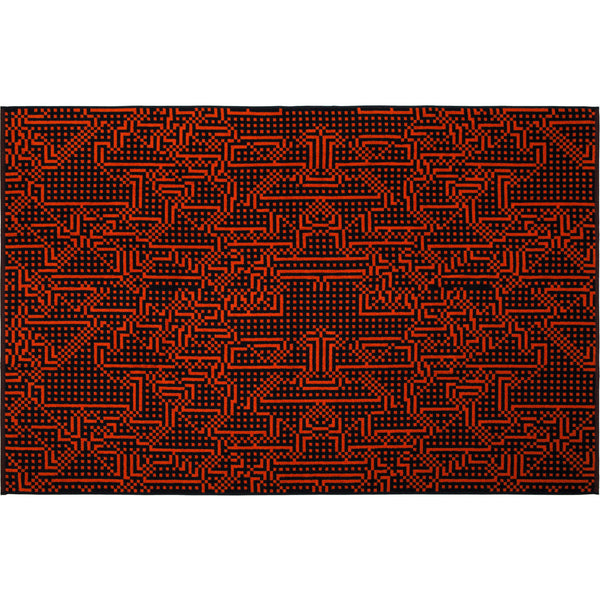 Zuzunaga Route Bath Towel 100 x 150 cm | Orange
