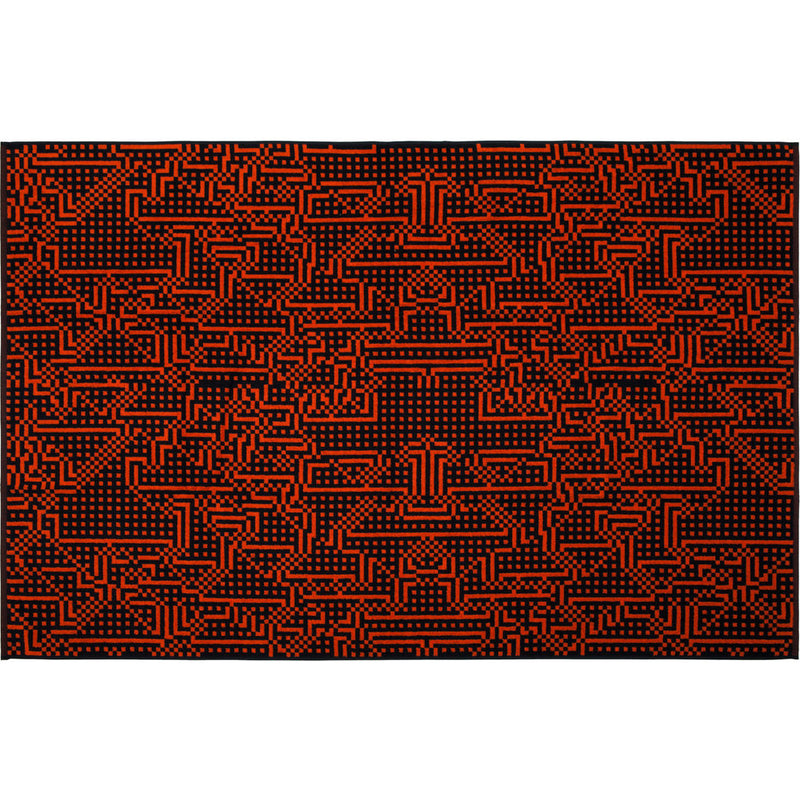 Zuzunaga Route Bath Towel 100 x 150 cm | Orange