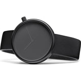 bulbul Ore 01 Men's Watch | Black Steel on Black Italian Leather