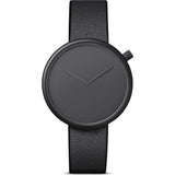 bulbul Ore 01 Men's Watch | Black Steel on Black Italian Leather