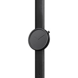 bulbul Ore 01 Men's Watch | Black Steel on Black Italian Leather