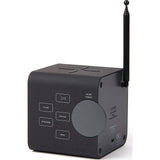 Lexon Oslo News Lite Alarm Clock Radio W/ Bluetooth Speaker & Wireless Charger