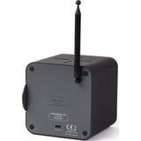 Lexon Oslo News Lite Alarm Clock Radio W/ Bluetooth Speaker & Wireless Charger