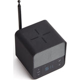 Lexon Oslo News Lite Alarm Clock Radio W/ Bluetooth Speaker & Wireless Charger