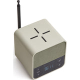 Lexon Oslo News Lite Alarm Clock Radio W/ Bluetooth Speaker & Wireless Charger
