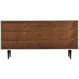 ION Design Cora Small Credenza | White/Brown P-12183