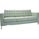 ION Design Drake Sofa | Calico Pearl & Stainless P-20780