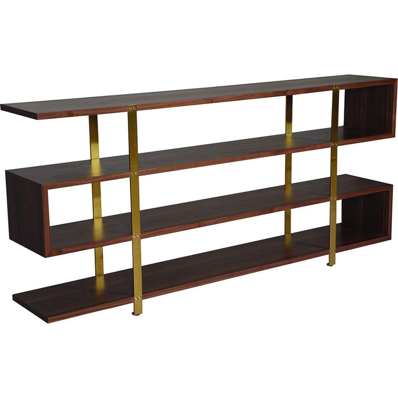 ION Design Metro 4 Shelf Bookcase | Brown P-20822