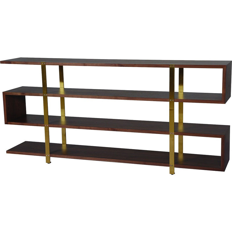 ION Design Metro 4 Shelf Bookcase | Brown P-20822