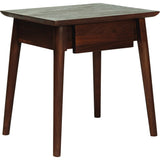 ION Design Vintage Bedside Table w 1 Drawer | Brown P-22381