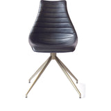 ION Design Ethan Dining Chair | Matte Black/Brass P-24657