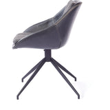ION Design Gaia Chair | Matte Black/Dark Gray P-25017