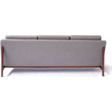 ION Design Strata Sofa | Gray/Walnut P-25815