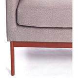 ION Design Strata Sofa | Gray/Walnut P-25815