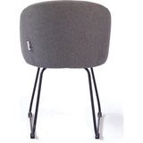 ION Design Oskar Dining Armchair | Gray/Black P-26132