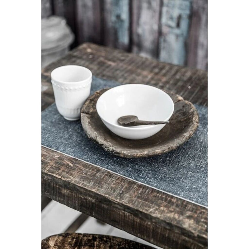 Beija Flor Linen Placemats Set of 4 | Dark Blue