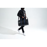 Hook & Albert Project 11 Leather Garment Weekender Bag | Blue