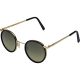 Randolph Engineering Fusion P3 23K Gold/Black Sunglasses | Green Gradient Skull P3P1401-I3-Ny