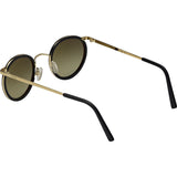Randolph Engineering Fusion P3 23K Gold/Black Sunglasses | Green Gradient Skull P3P1401-I3-Ny