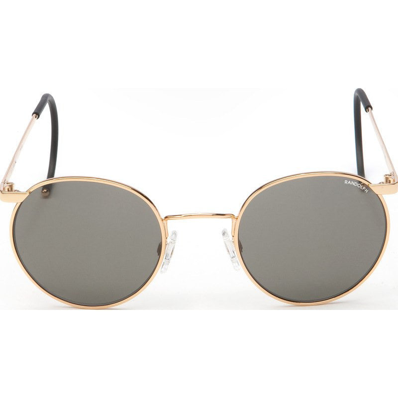 Randolph Engineering P-3 23K Gold Plated Sunglasses | Gray Cable