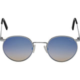 Randolph Engineering P-3 Matte Chrome Sunglasses | Oasis Metallic Nylon AR Skull 49/23MM P3P4406-NY