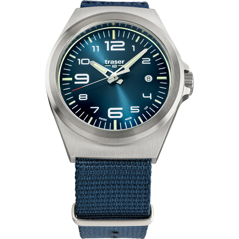 traser H3 Blue P59 Essential M Watch | Nylon Strap 108216