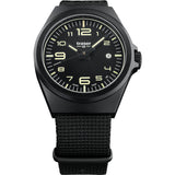 traser H3 Black P59 Essential M Watch | Nylon Strap 108218